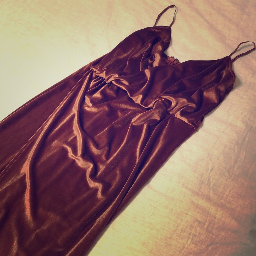 Velvet Midi Dress